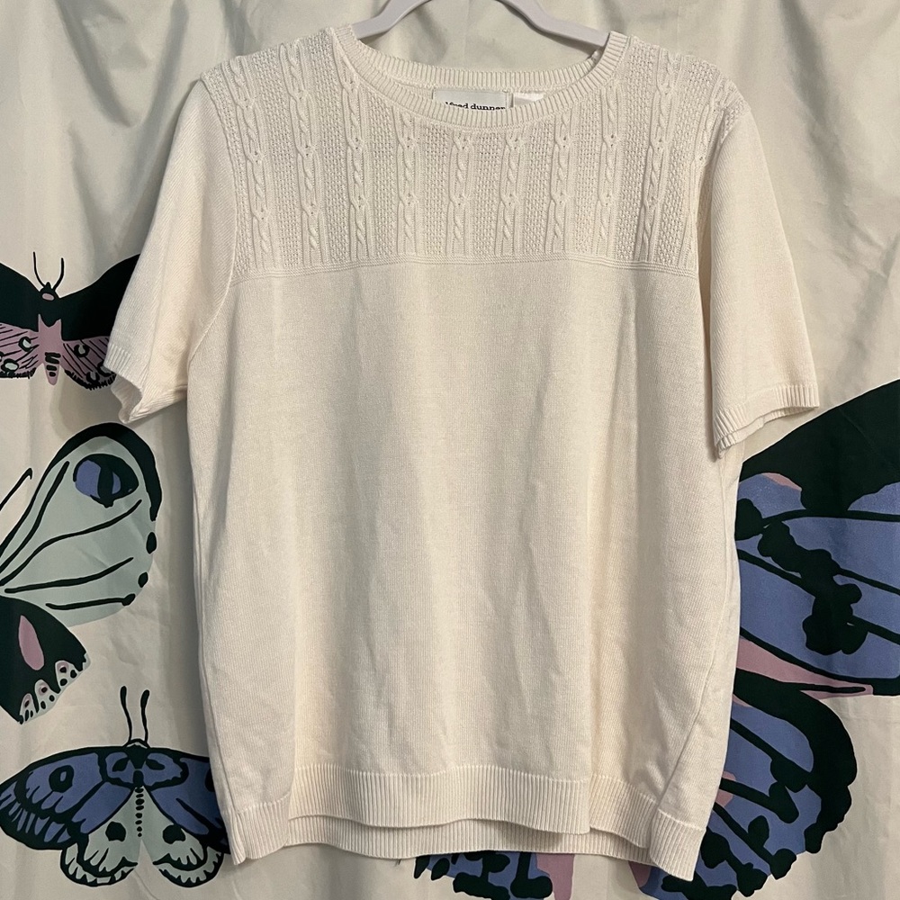 Knit detail top